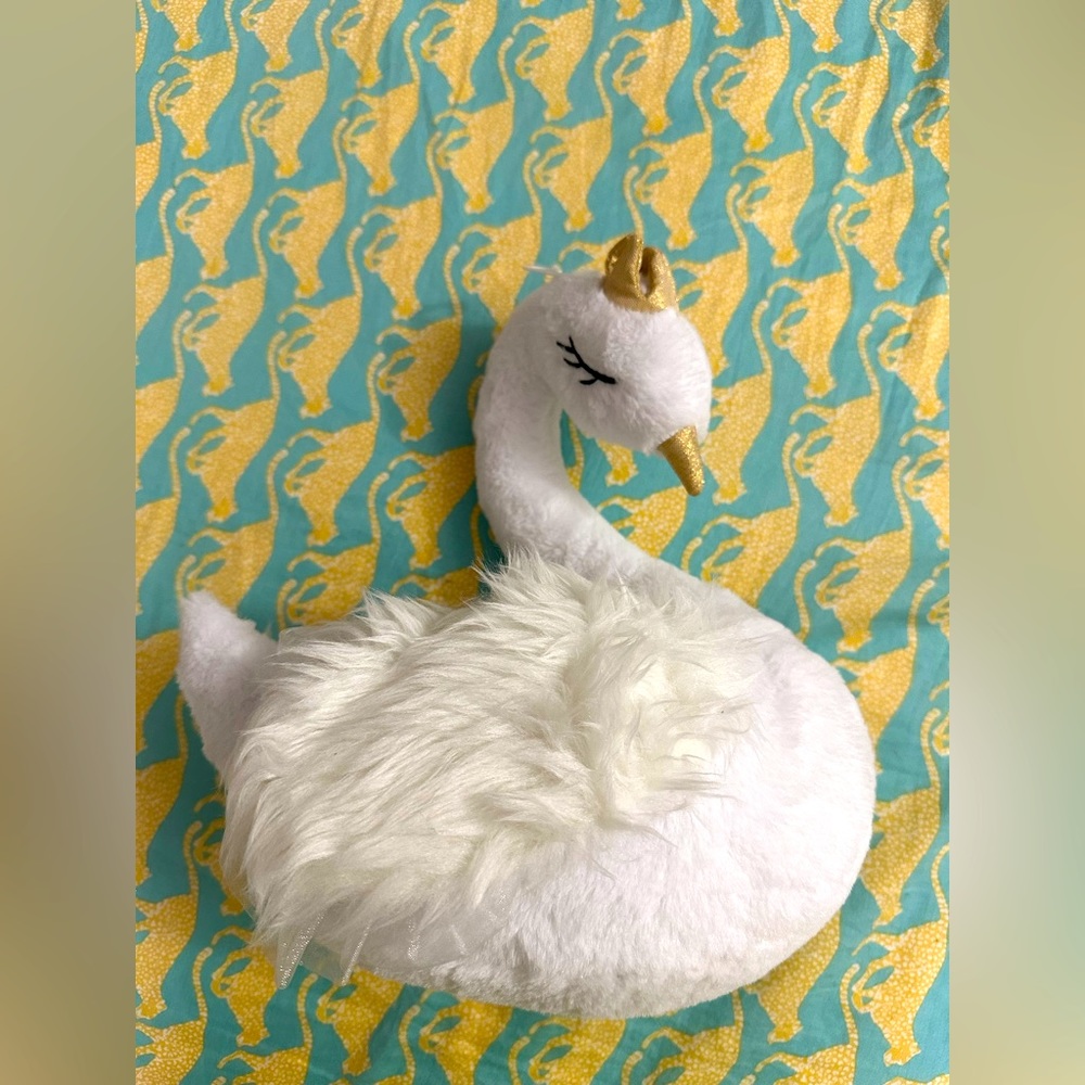 NWT Lambs & Ivy Signature Swan Princess Plush